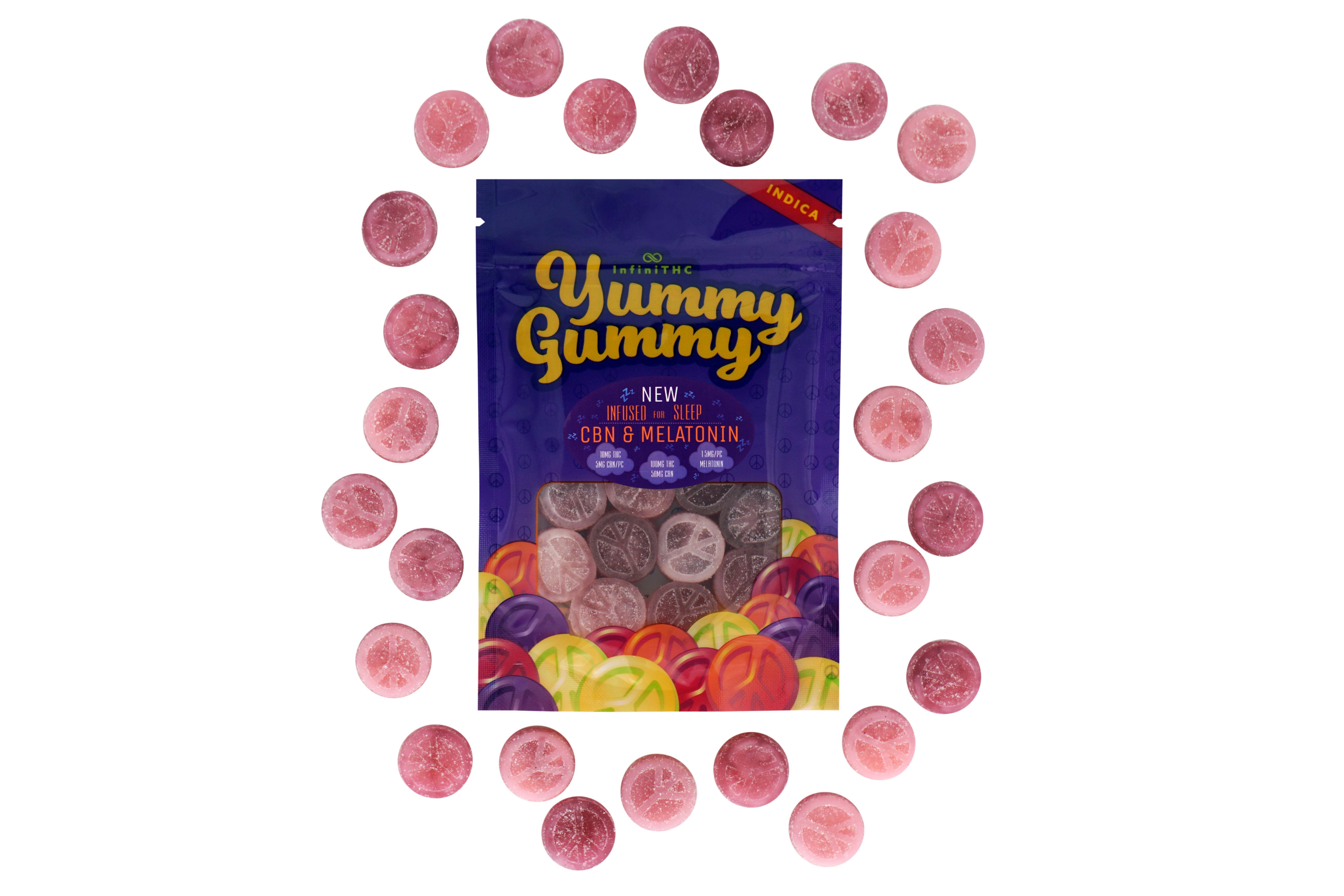 Photograph of Product: Yummy Gummy | 2:1 Sleep | 100mgTHC/50mg CBN/1.5mgMELATONIN