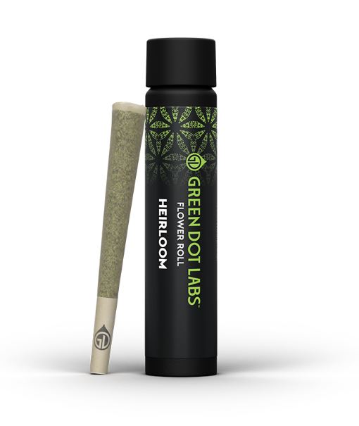 Photograph of product: Green Dot Labs $@%&! Cake Flower Roll Joint 1g