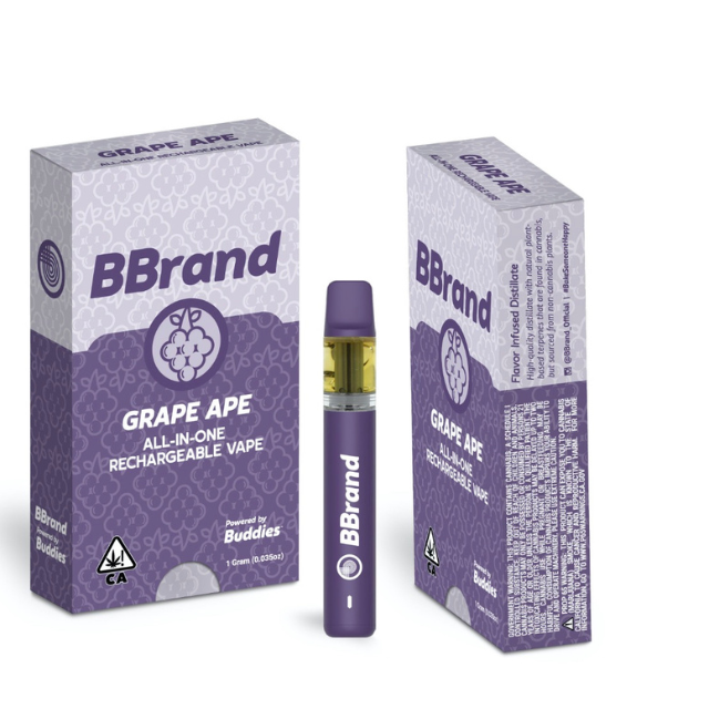 Photograph of product: 1G- GRAPE APE- DISPOSABLE