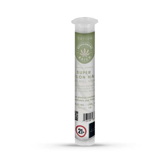 Photograph of product: Bannermans Batch | Super Melon Haze | Pre-Roll | 1g