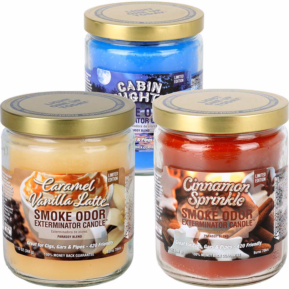 Photograph of product: Smoke Odor Exterminator Candle | Warm & Cozy Series 2024 | 13oz