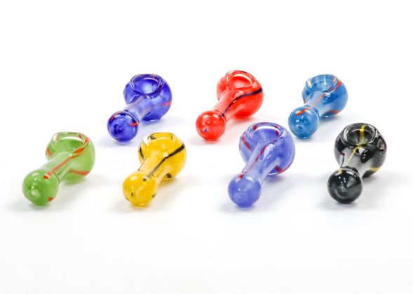 Photograph of product: 2.5" Assorted Bulk Glass Hand Pipes