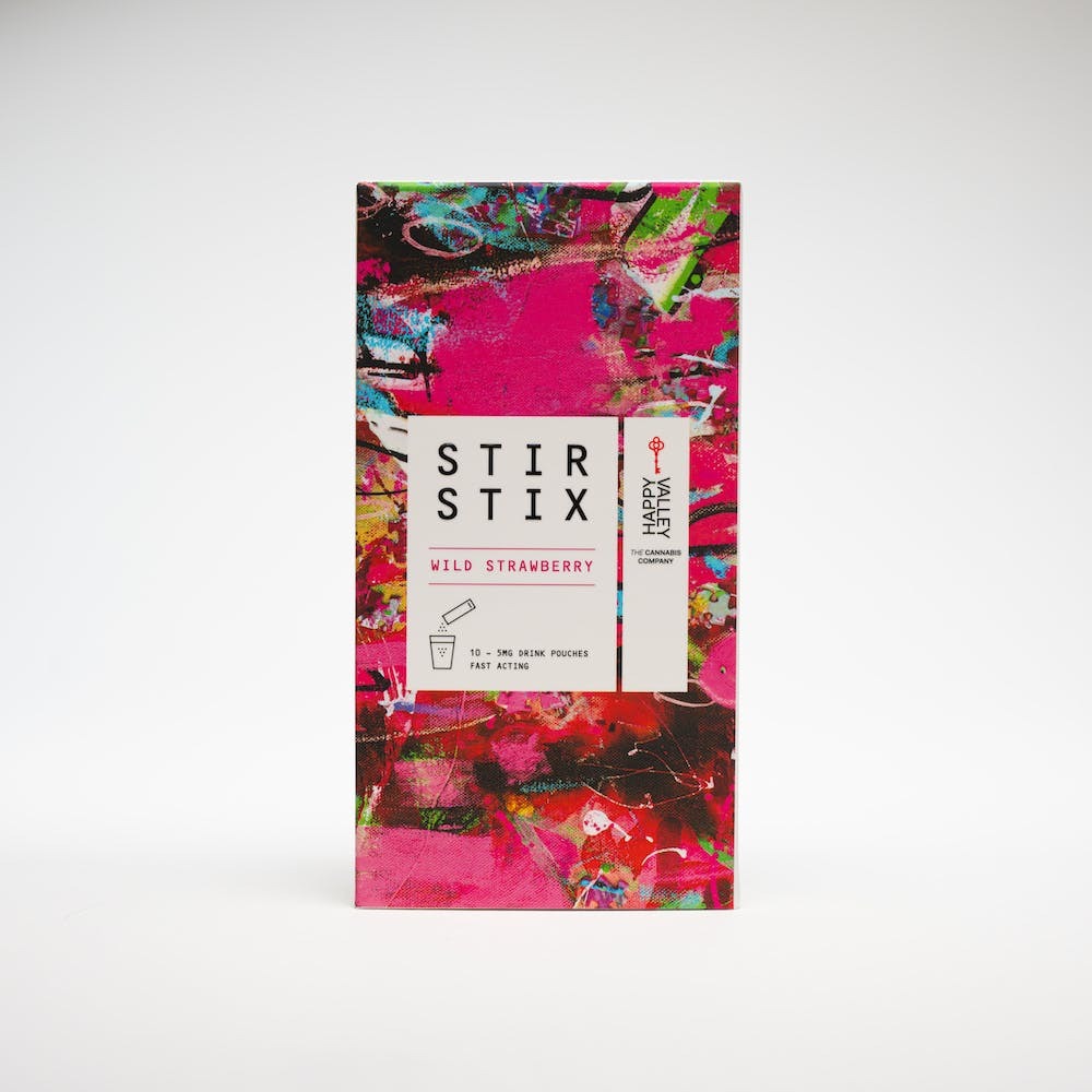 Photograph of product: Wild Strawberry Stir Stix Drink Mix | 50mg/10pc