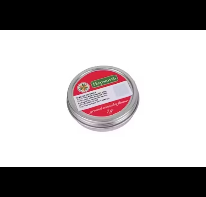 Photograph of product: Hepworth Sungrown | Ground Flower | Zkittlez x Oreoz Tin - 7g