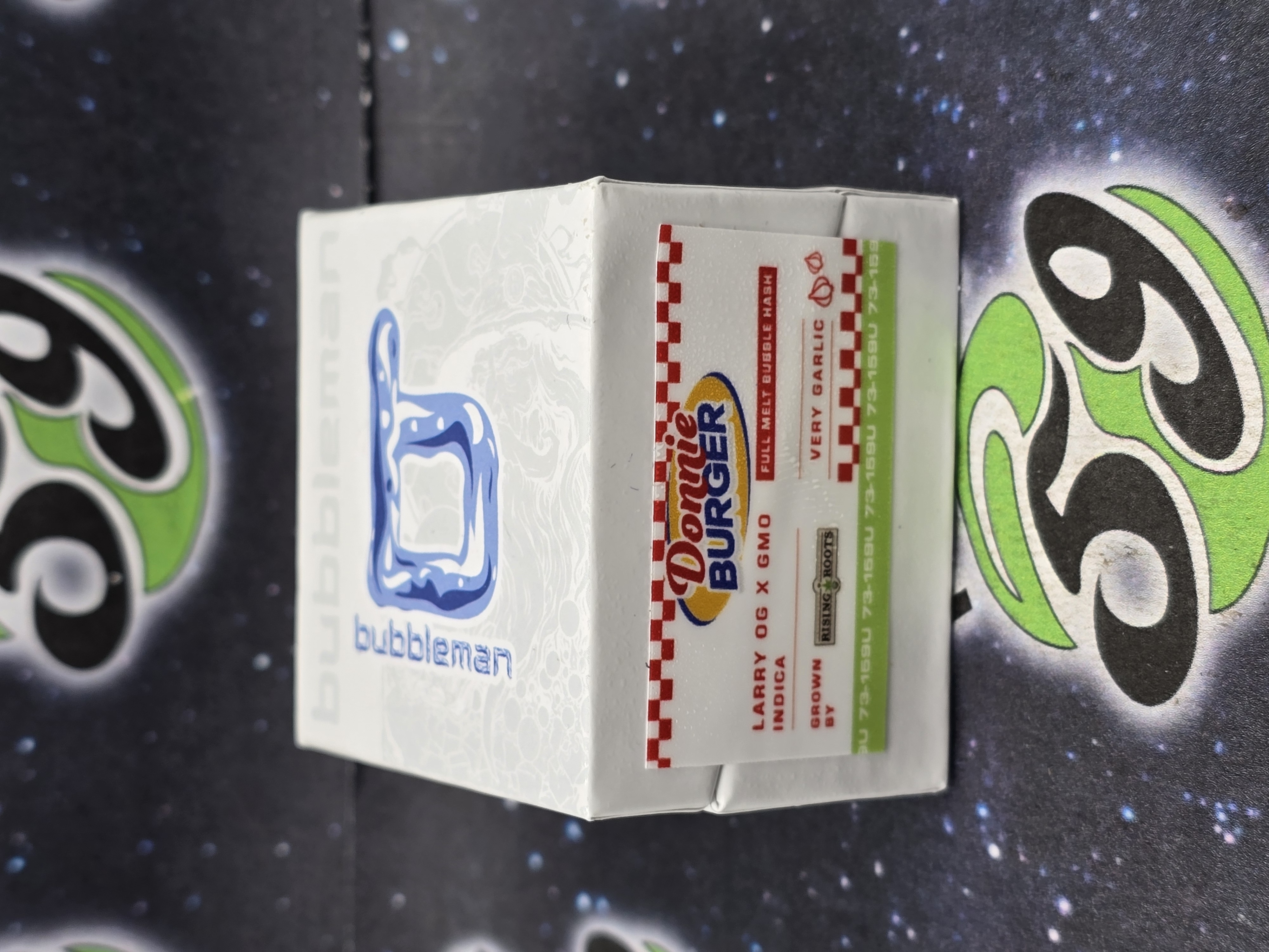 Photograph of product: Bubbleman | Donnie Burger Bubble au chocolat