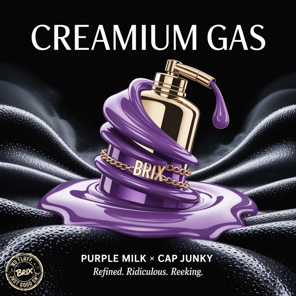 Photograph of product: Brix Oui'd Creamium Gas Pre Roll 28.77% (H) 1g - 00295