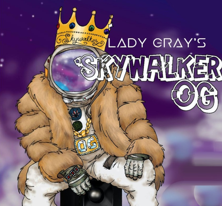 Photograph of product: Skywalker OG Single by Lady Gray - .5g