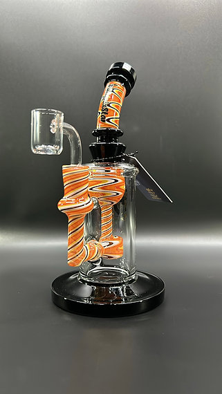 Photograph of product: Phoenix Star Klein Wig Wag I 8" Black/Orange I Highly Elevated