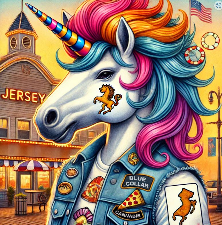 Photograph of product: Blue Collar: Jersey Unicorn | Cart