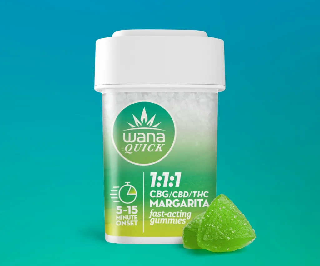 Photograph of product: Margarita 1:1:1 CBD:CBG:THC | Fast Acting Gummies | 20pk of 5mg*