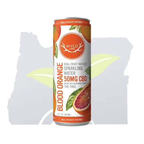 Photograph of product: Wyld-Hemp Water-Blood Orange