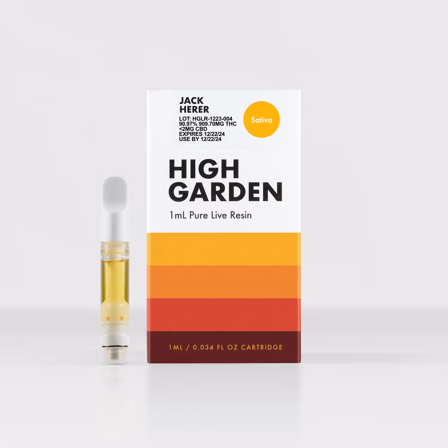 Photograph of Product: High Garden / Live Resin 510 Cart / / Jack Herer