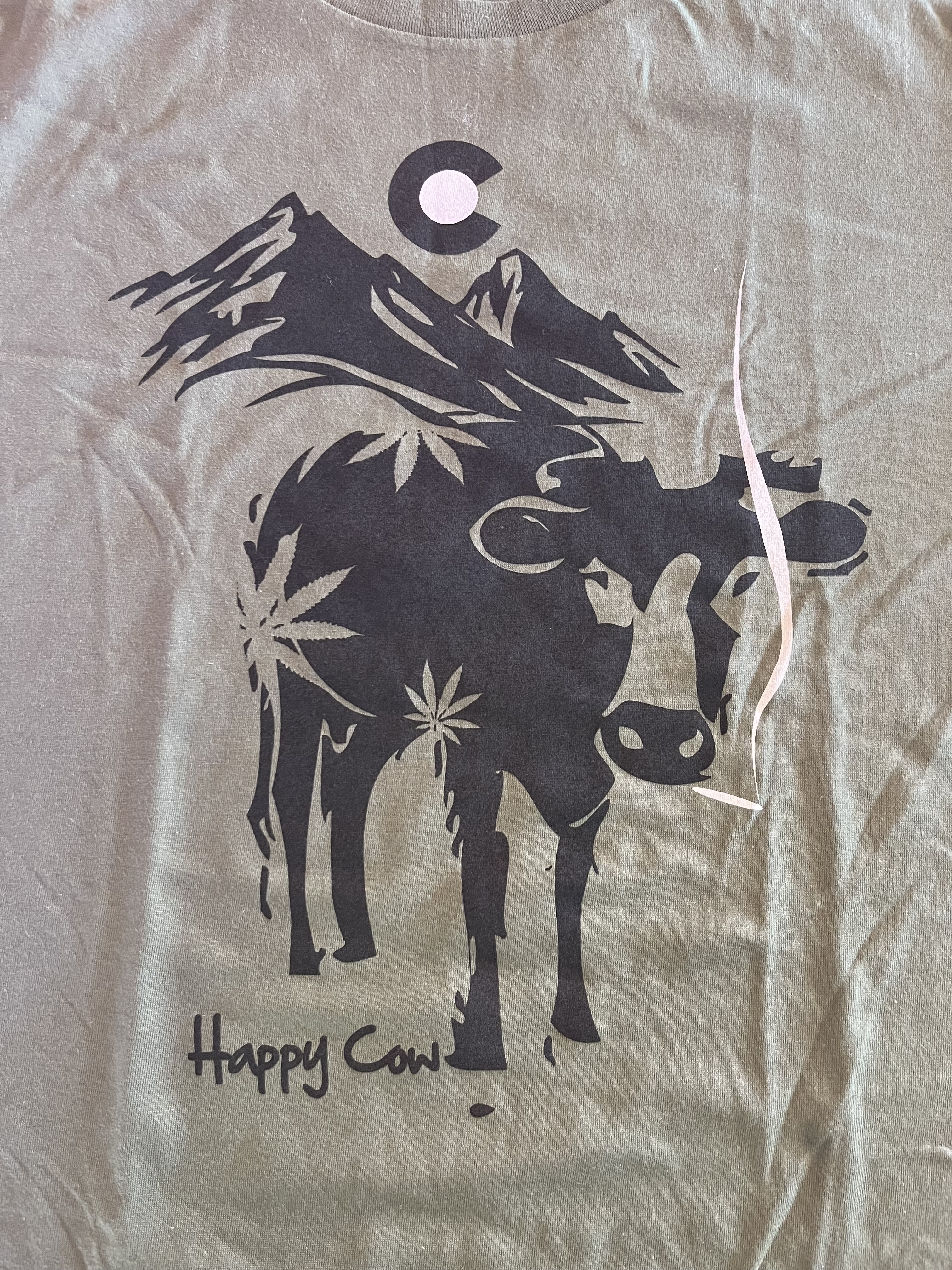Photograph of product: Unisex Happy Cow T-Shirt Small