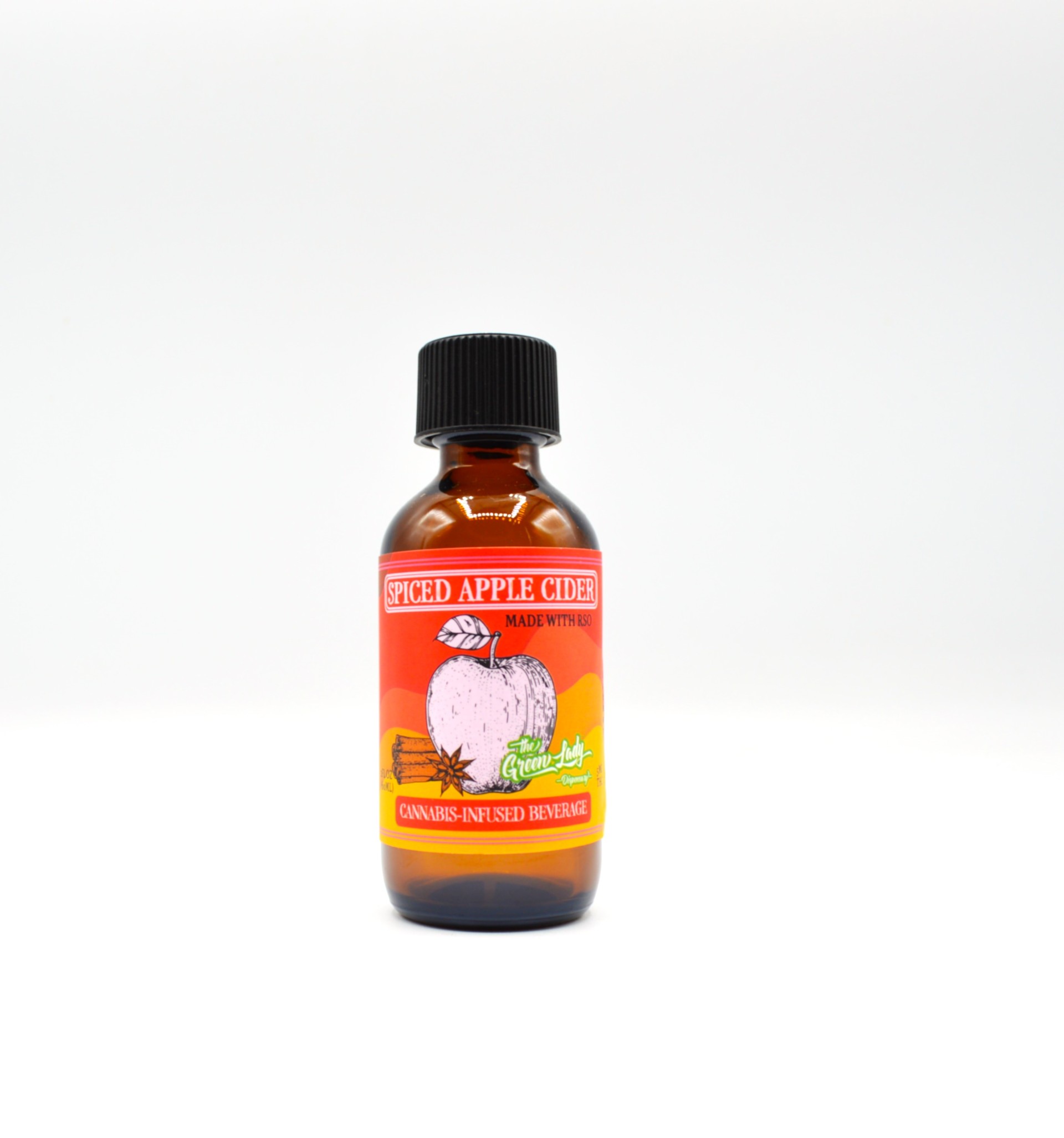 Photograph of product: CannaNip - The Green Lady - Spiced Apple Cider - Single Serving 5mg