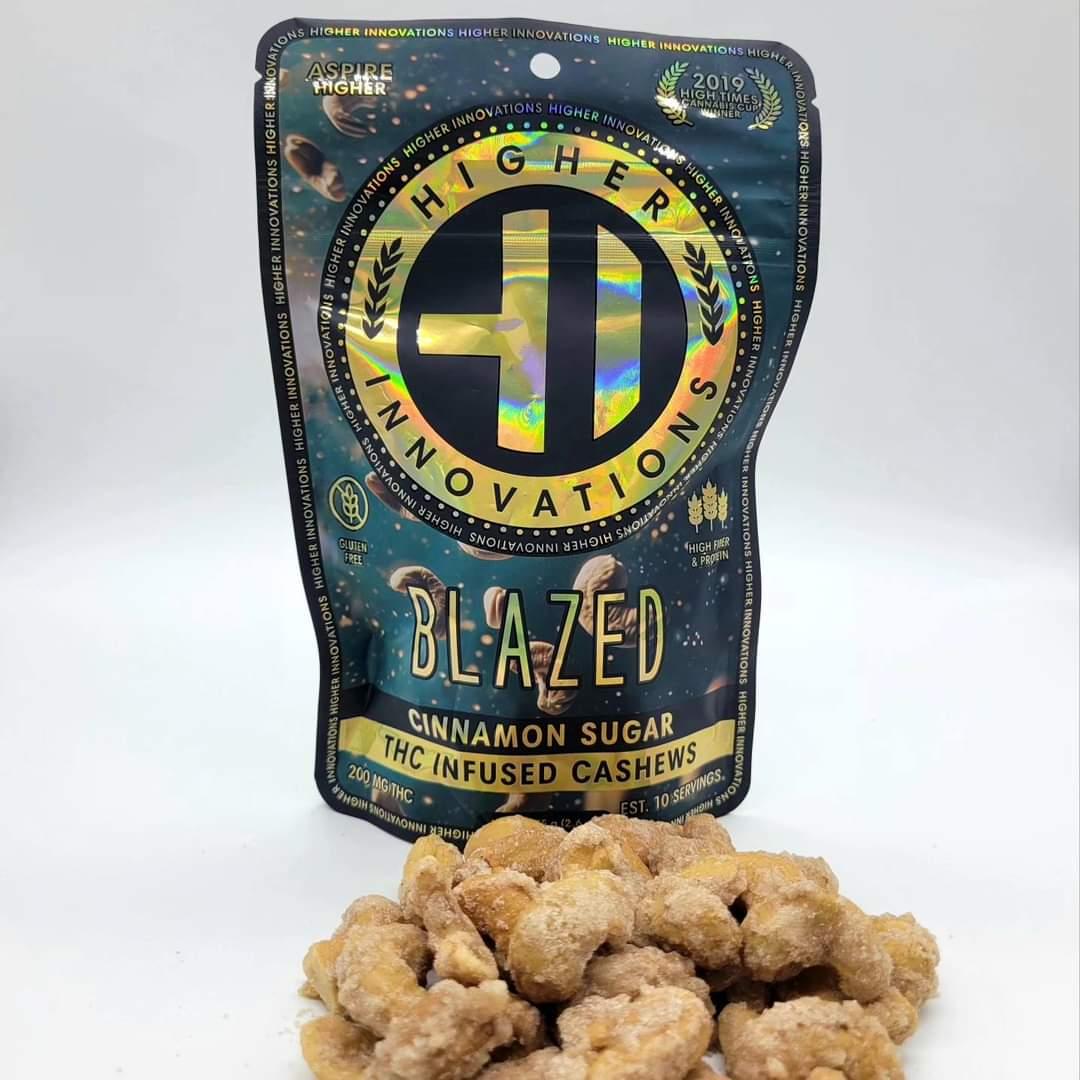 Photograph of product: Blazed | Snacks | Everything Cashews | 200mg