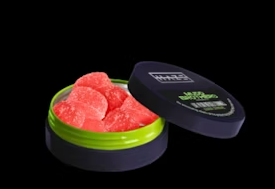Photograph of product: Haze X Mudd Brothers Guava Sundae Live Resin Gummies 10PK