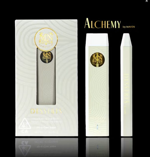 Photograph of product: Alchemy DESSERTS Disposable Vape 1g - Sales Floor