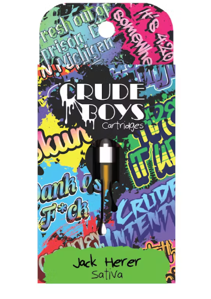 Photograph of product: Cartridge | Jack Herer | 1g | Crude Boys