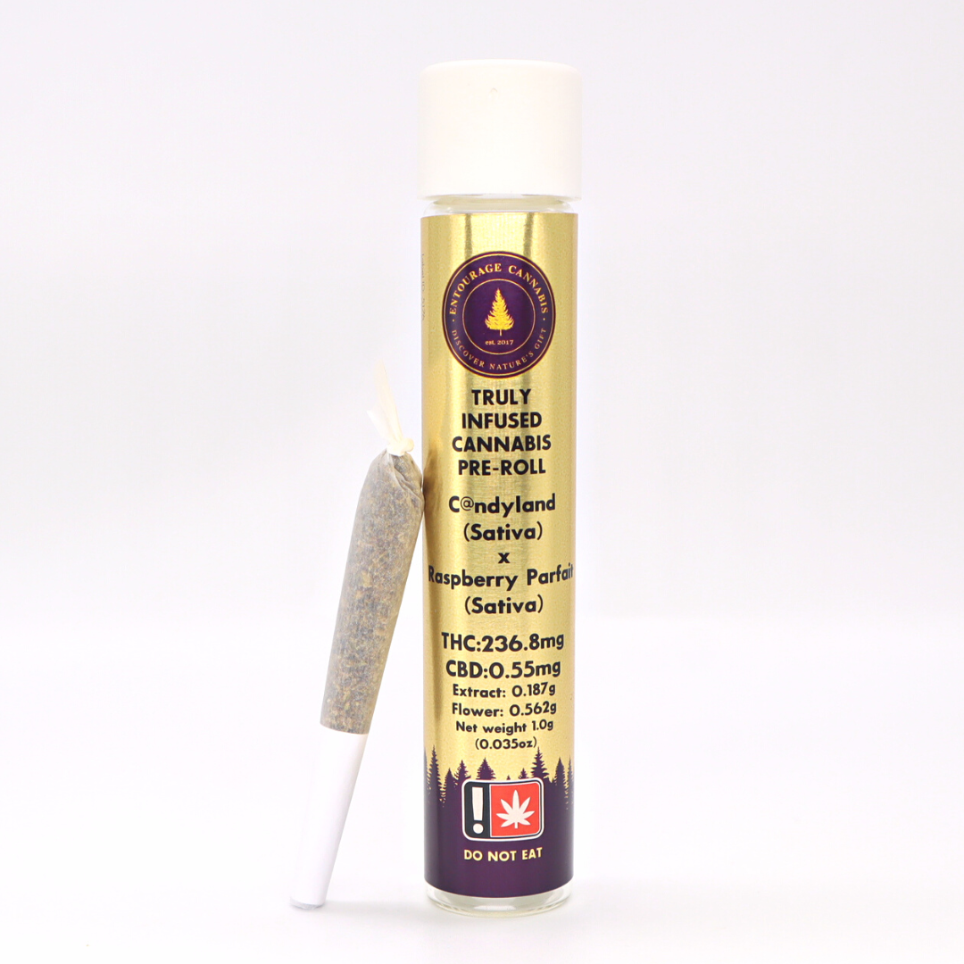 Photograph of product: Entourage - Sherbanger x Ice Cream Paint Job (H) - Infused Pre Roll 0.75g