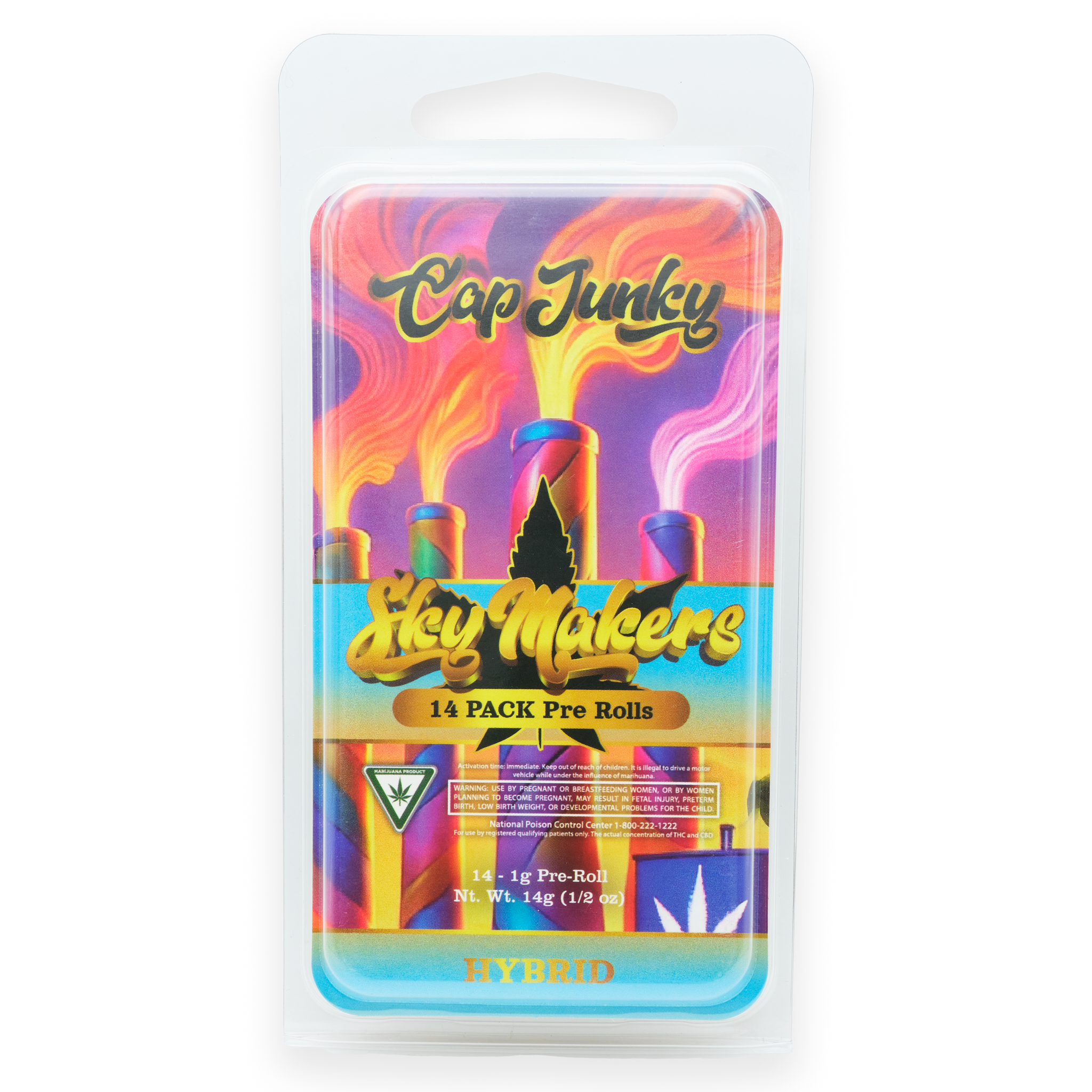 Photograph of product: Cap Junky | 14 x 1G Preroll Pack