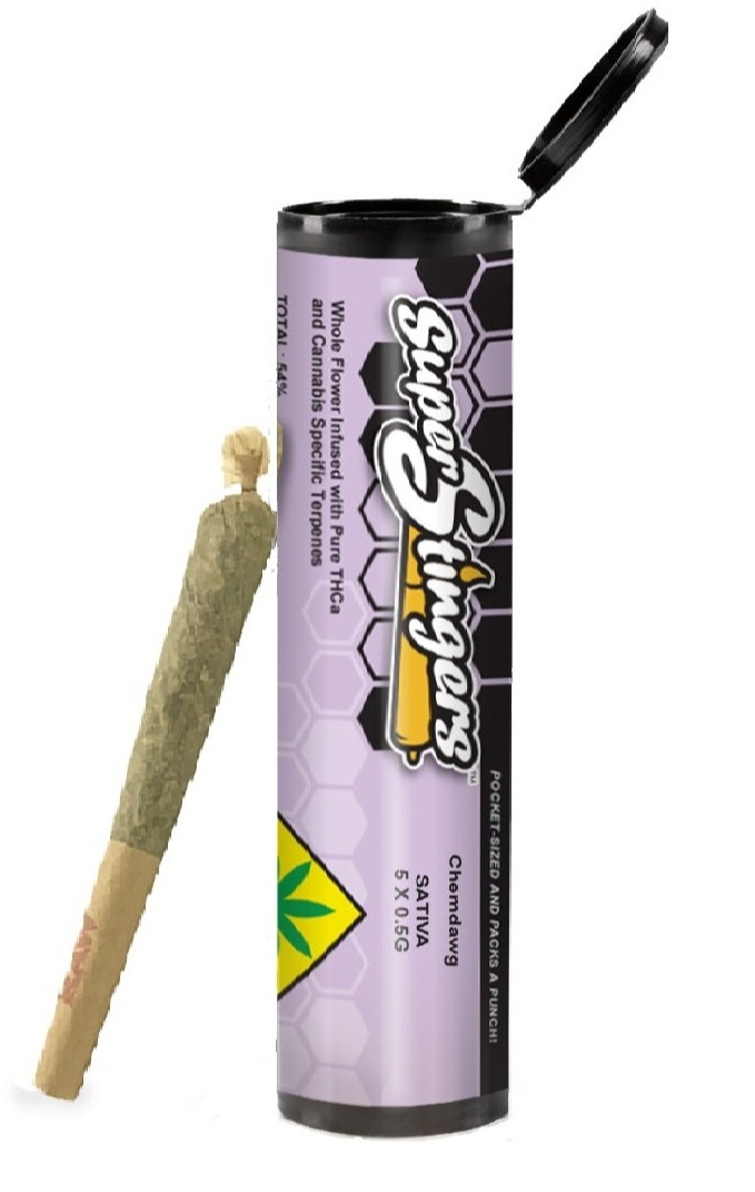 Photograph of product: Stingers - NYC Diesel Super Infused Joints 5pk