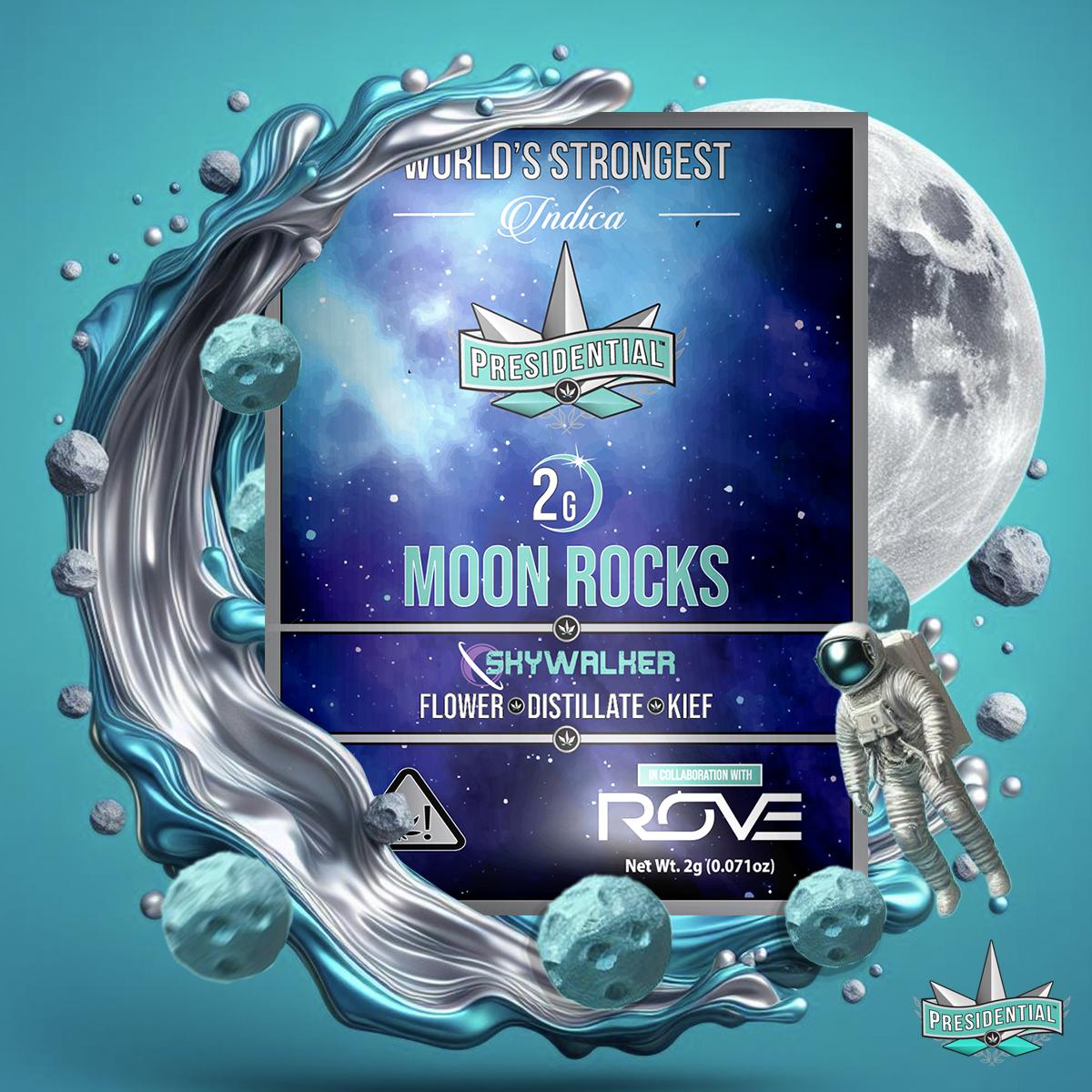 Photograph of product: Presidential | Moon Rocks | Skywalker | 2g