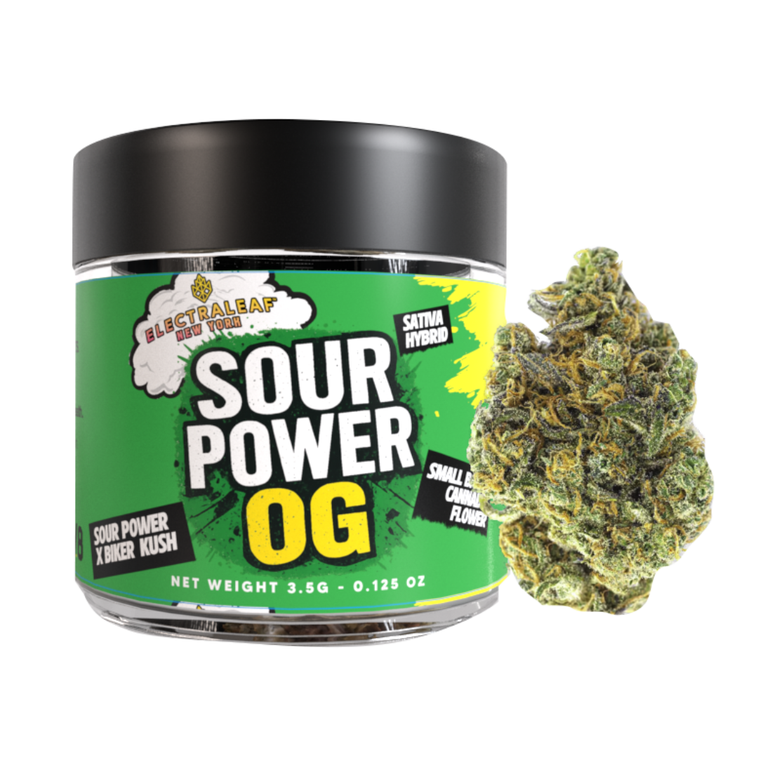 Photograph of product: ElectraLeaf - Sour Power OG - Flower - 3.5g