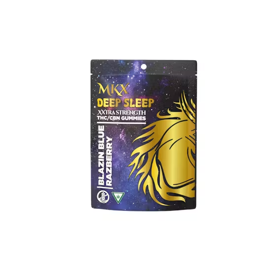 Photograph of Product: MKX - Blue Razz CBN - 200mg Gummies (10x20mg)
