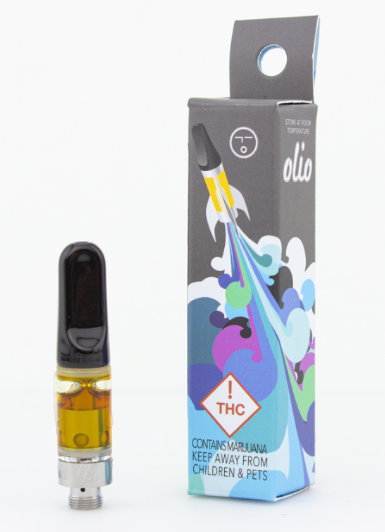 Photograph of product: Olio - Live Resin Cartridge - T-Rex Ramen