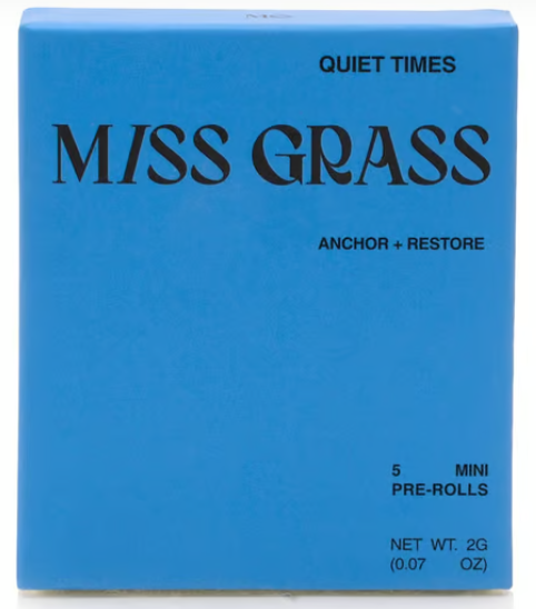 Photograph of product: MISS GRASS QUIET TIMES 5PK PRE-ROLLS 2G