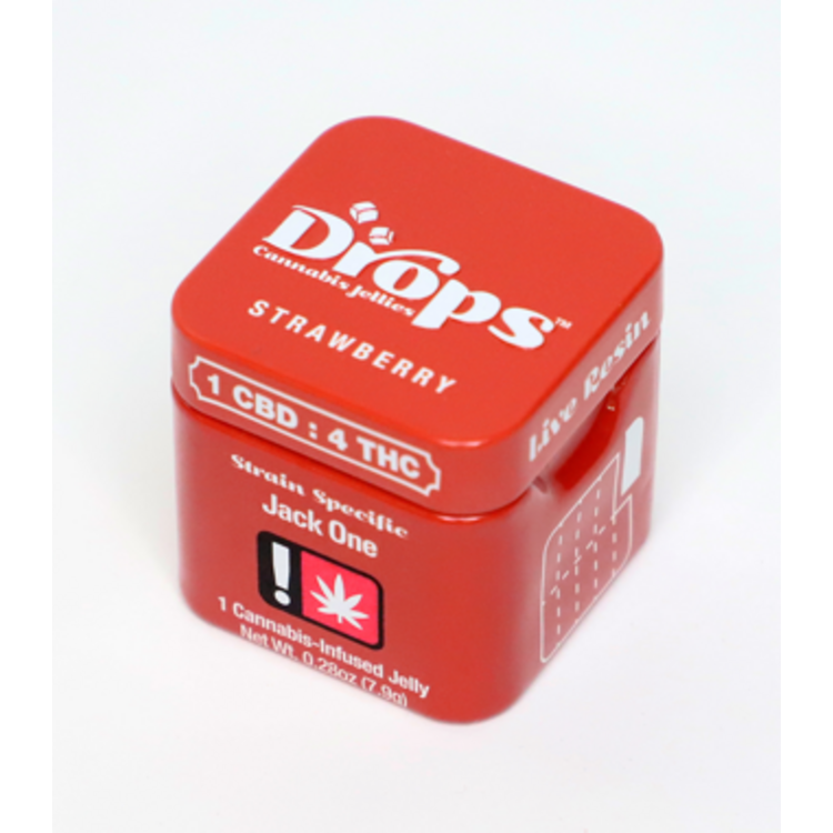 Photograph of product: Drops 100mg Single Strawberry