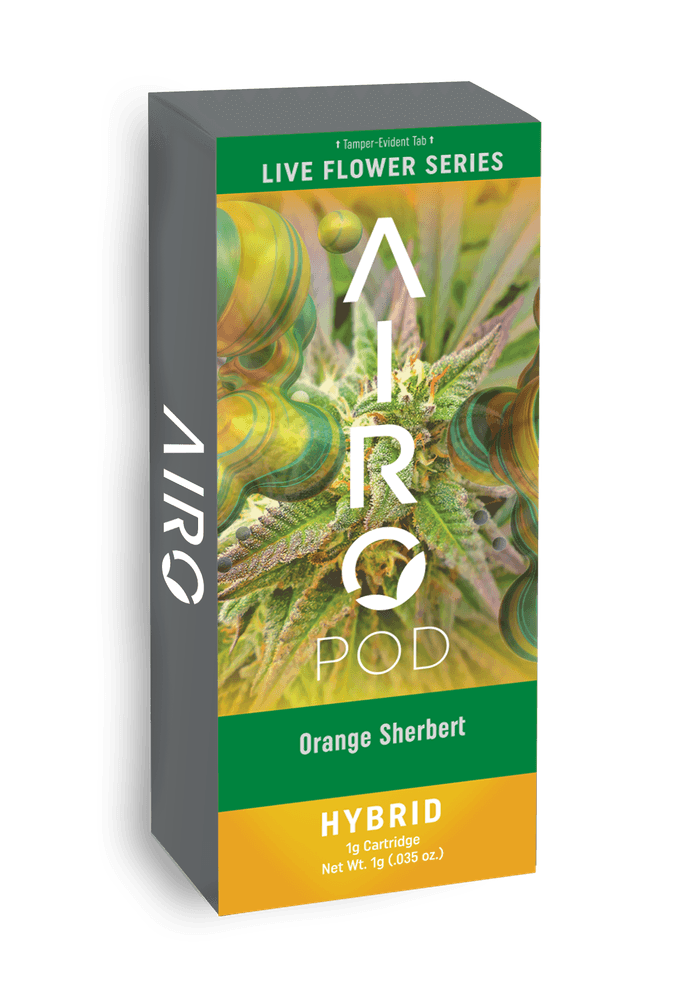 Photograph of product: Airo: Vape | Orange Sherbert | Pod | 1g