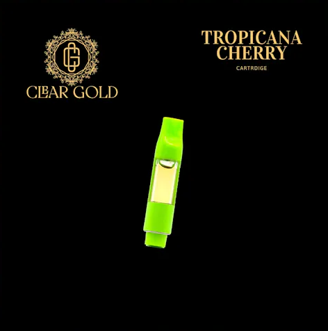 Photograph of product: Clear Gold Tropicana Cherry (H) Vape Cartridge 1g