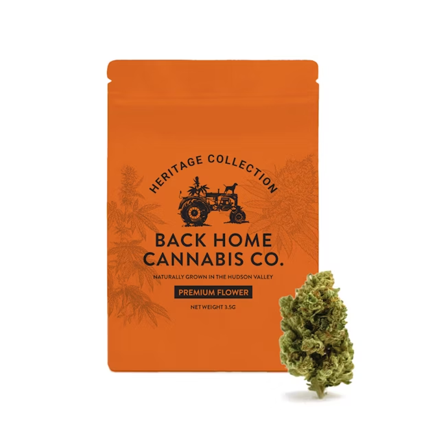 Photograph of product: BACK HOME OUID! CO. | HERITAGE COLLECTION | WHITE WIDOW | FLOWER | 3.5G