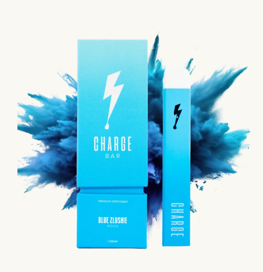 Photograph of product: Charge Bar | Blue Zlushie Disposable | 1.0g