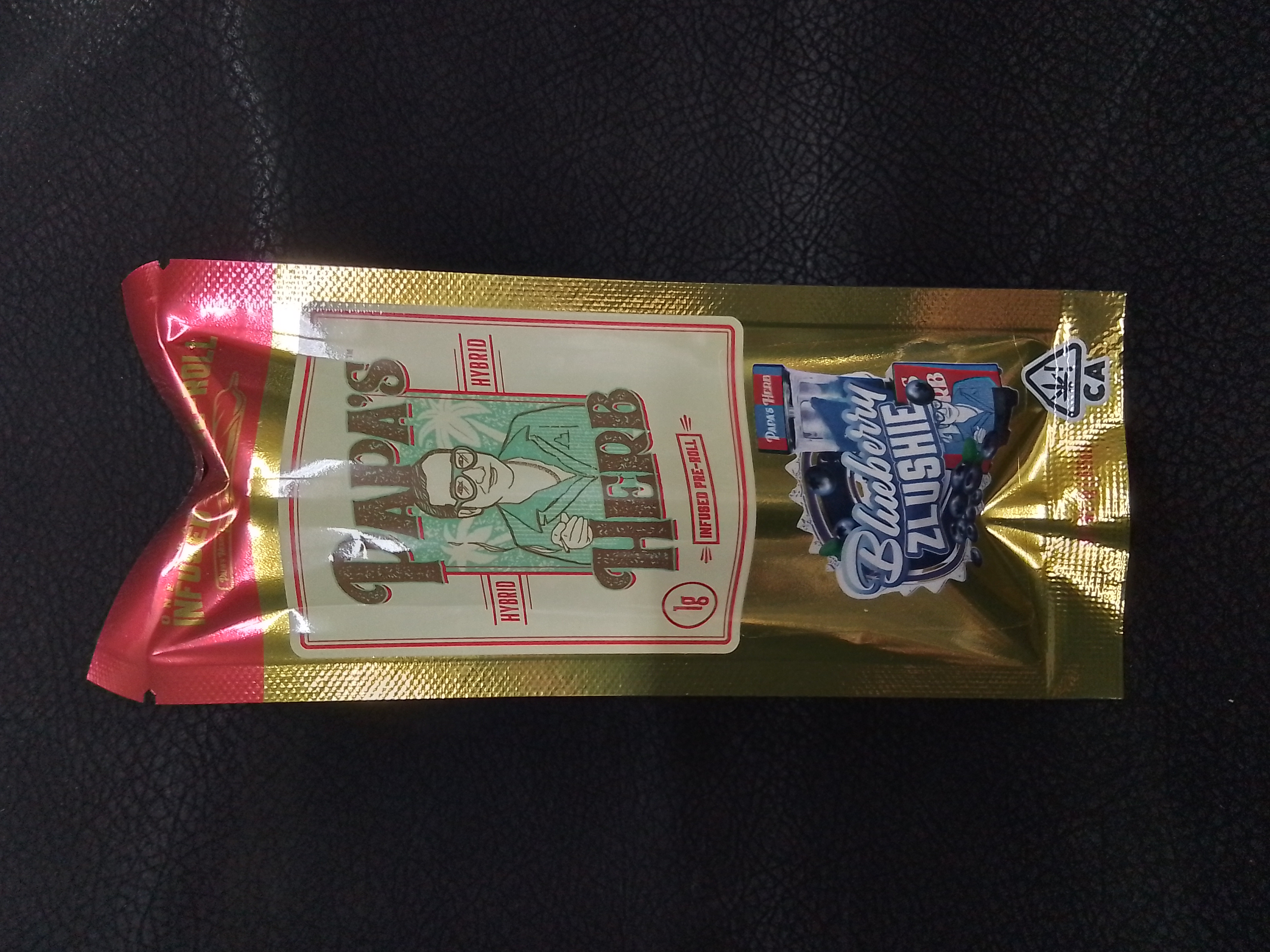 Photograph of product: Papa's Herb Blueberry Zlushie (1g) Infused Preroll
