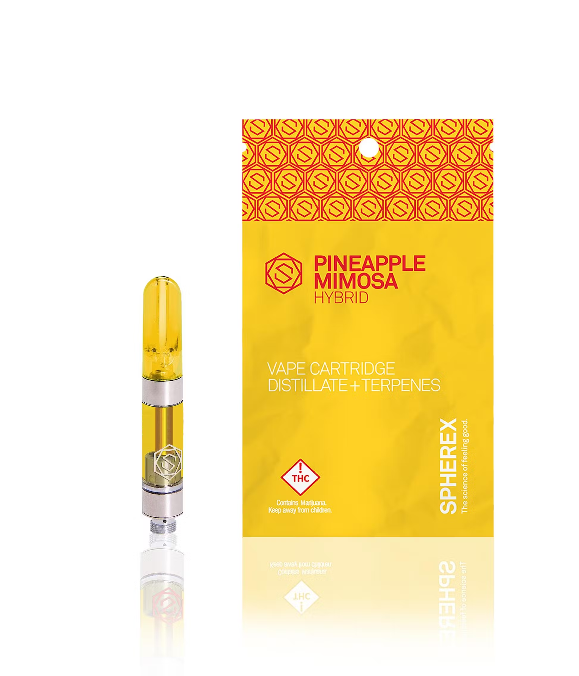 Photograph of product: Spherex Pineapple Mimosa DST Cartridge 1000mg