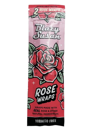 Photograph of product: Blazy Susan Natural Rose Wraps 2pk