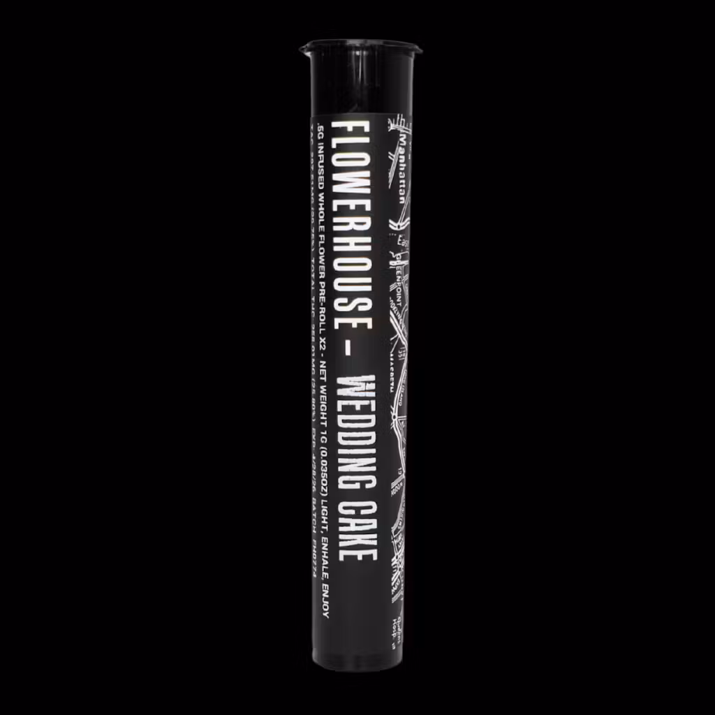 Photograph of product: Wedding Cake  - FlowerHouse-Infused Preroll 2 Pack