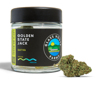 Photograph of product: Glass House Farms Golden State Jack Sativa - 3.5g