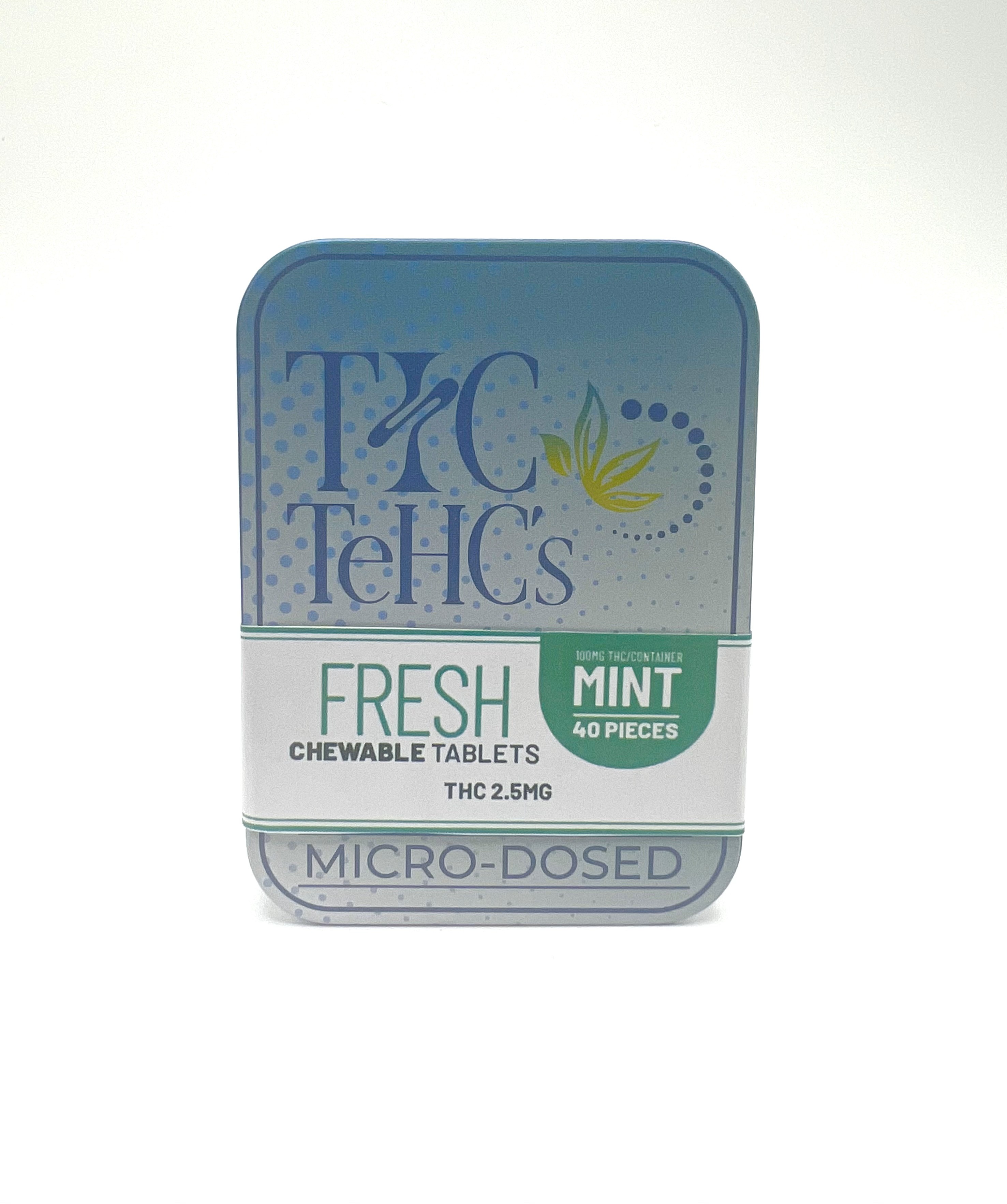 Photograph of product: High TEHC 100mg Mint Tablets |  Fresh Mint