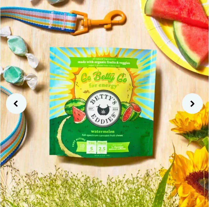 Photograph of product: Watermelon - 2:1 TH-oui:TH-ouiV Fruit Chews - Betty's Eddies