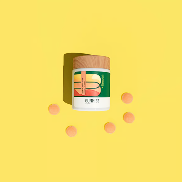 Photograph of product: The Botanist Peach Nectarine 5:1 CBD:TH-oui (H) Gummies 5mg 20pk