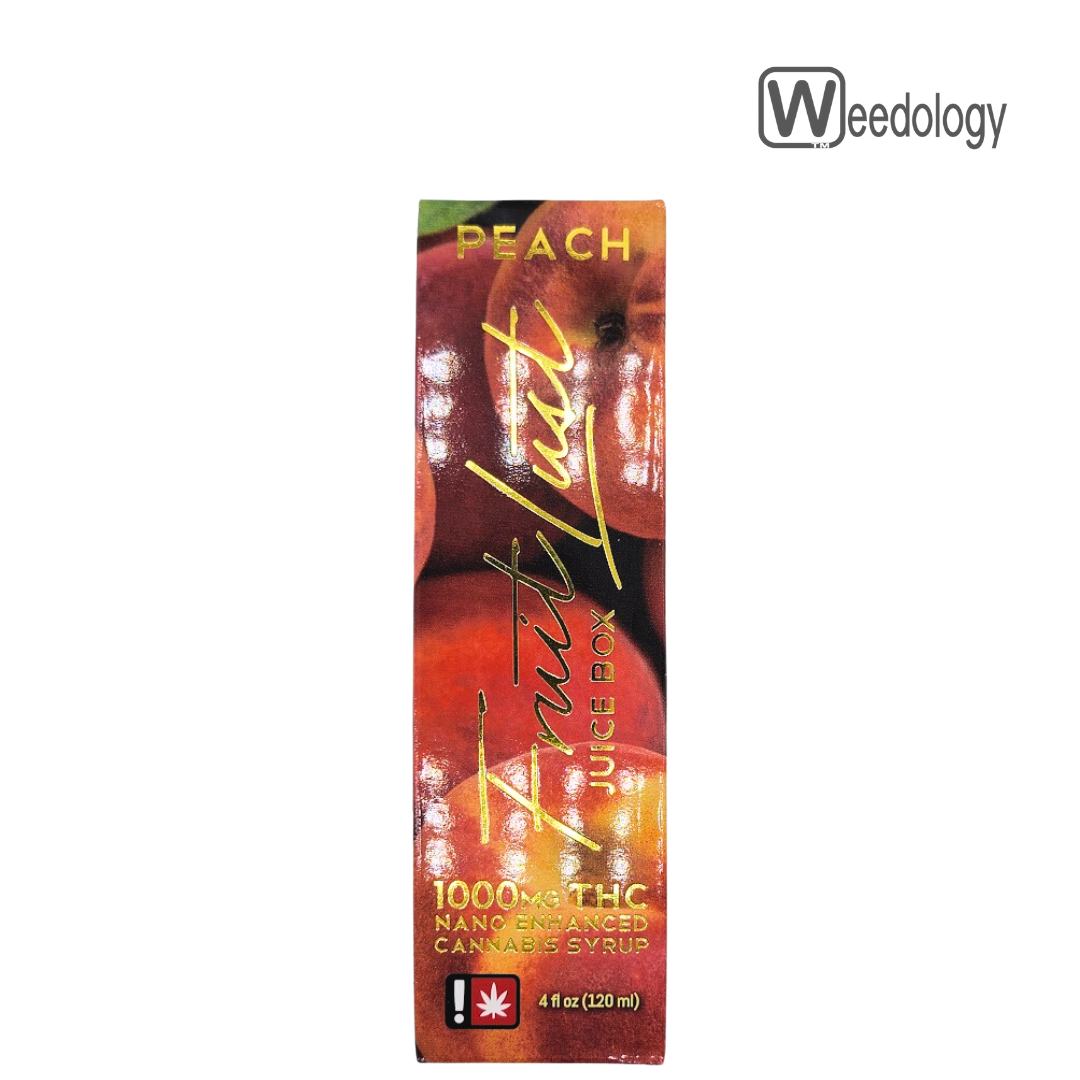 Photograph of product: Fruit Lust 4oz PEACH Oui'd Syrup