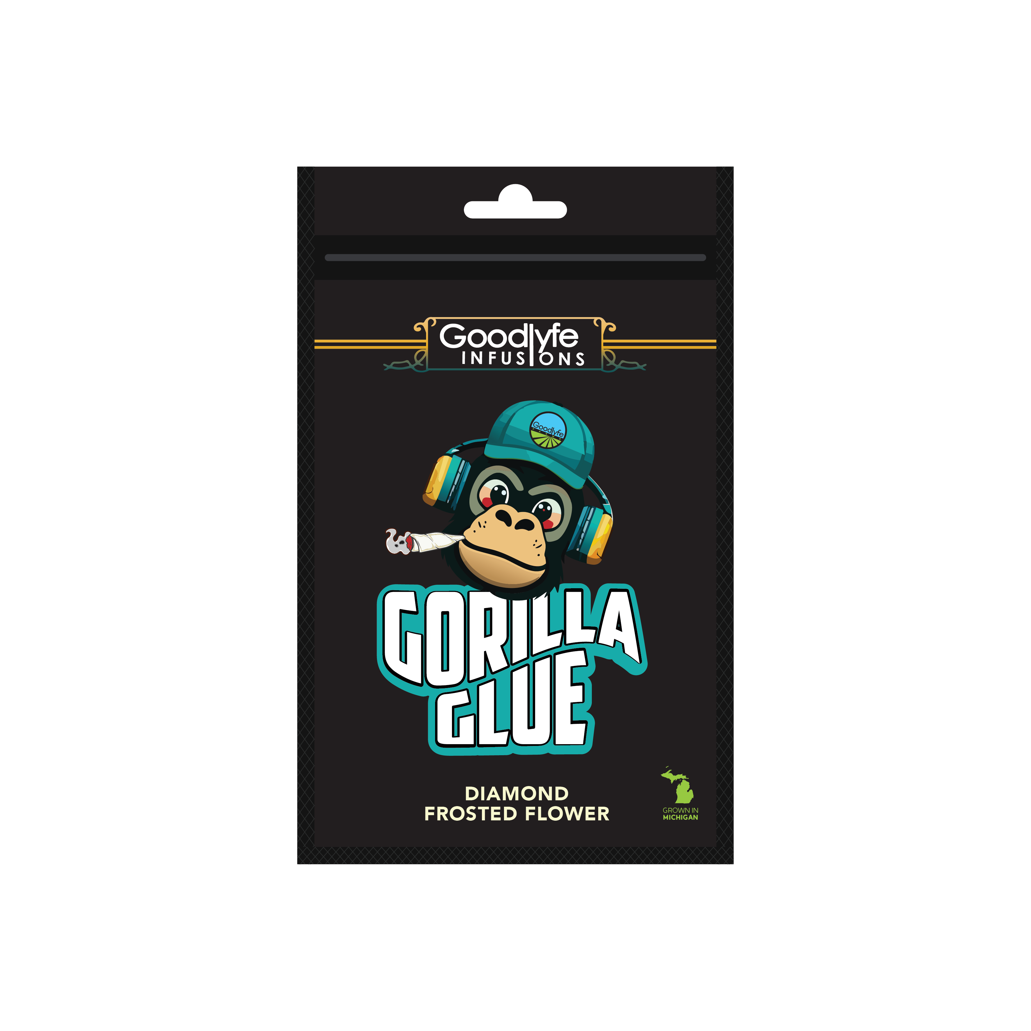 Photograph of Product: Goodlyfe | Gorilla Glue | 3.5G Diamond Frosted Flower