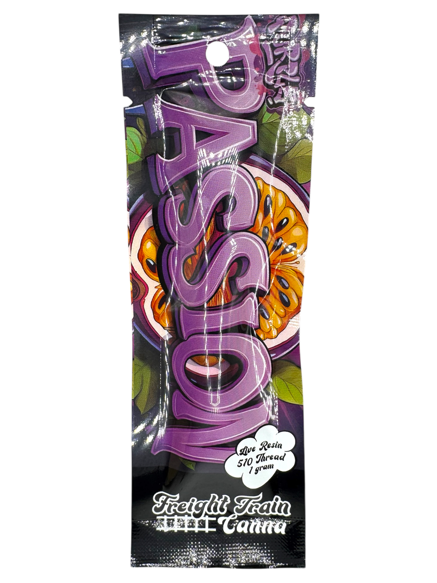 Photograph of Product: Purple Passion Live Resin Cartridge