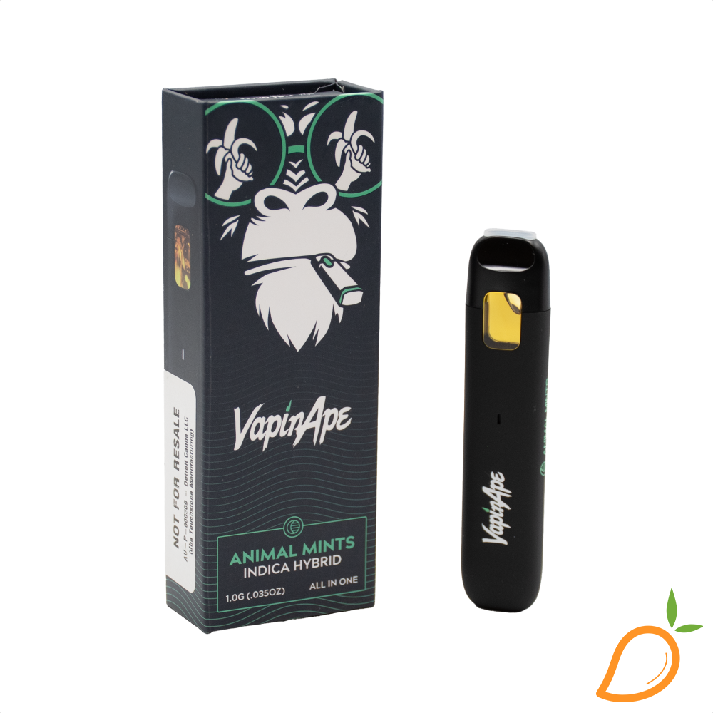 Photograph of product: 1g Animal Mints Disposable Vapin Ape