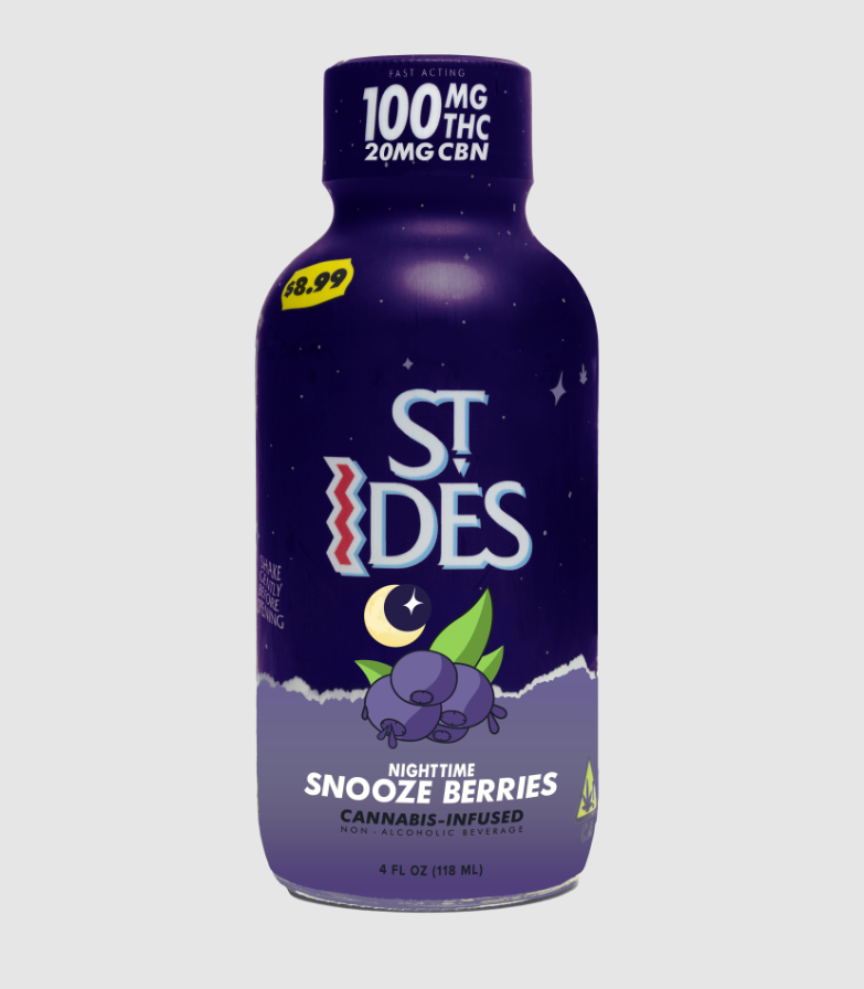 Photograph of product: St Ides Shot 100mg Snooze Berries CBN