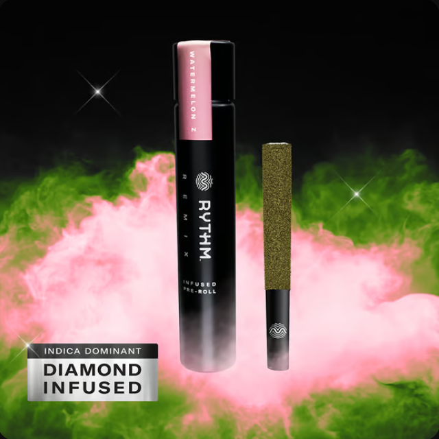 Photograph of product: Rythm Pre-Roll 1pk/1g Infused- Watermelon Z