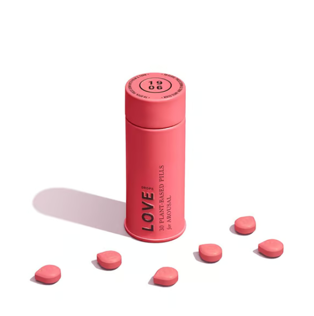 Photograph of product: Capsules - Love Tin - 30Pcs - 75mg